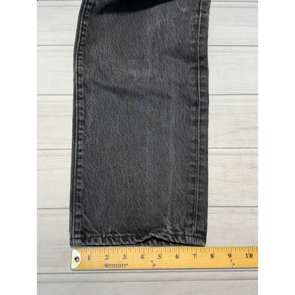 Levis 541 Jeans Mens 38x30 Black White Oak Cone Denim Selvedge Made in USA